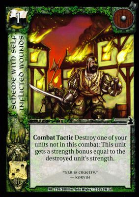 Scheme with Self Inflicted Wounds